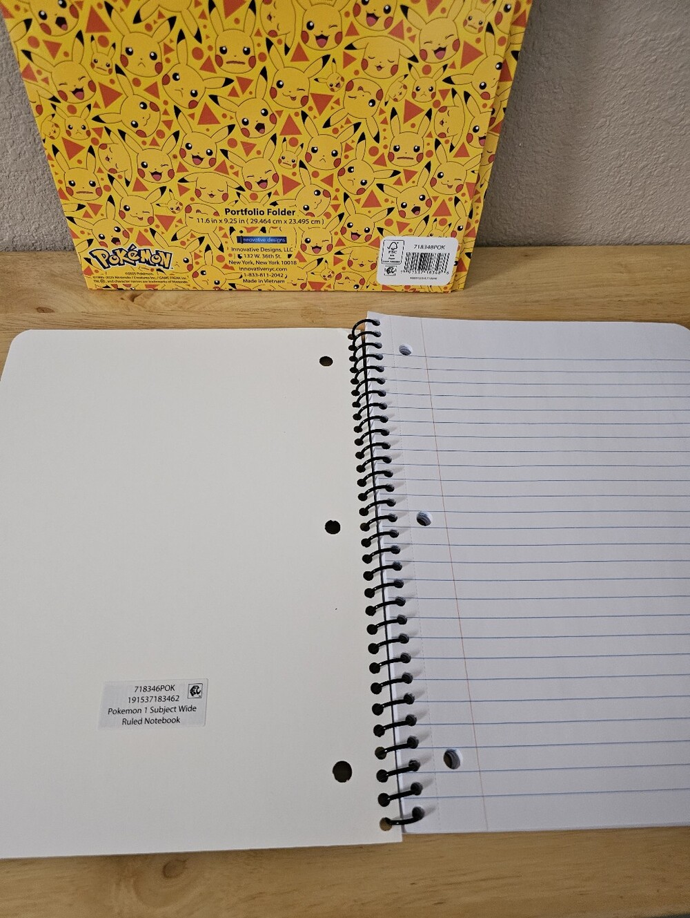 Pokemon Notebook & Folder Set - Picture 3 of 5